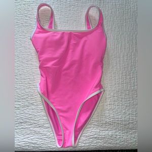 LainSnow hot pink one piece